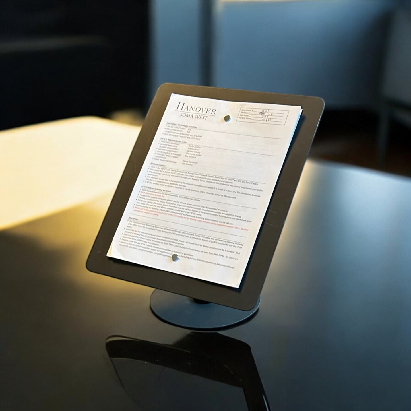 Small Document Stand (Copyholder)