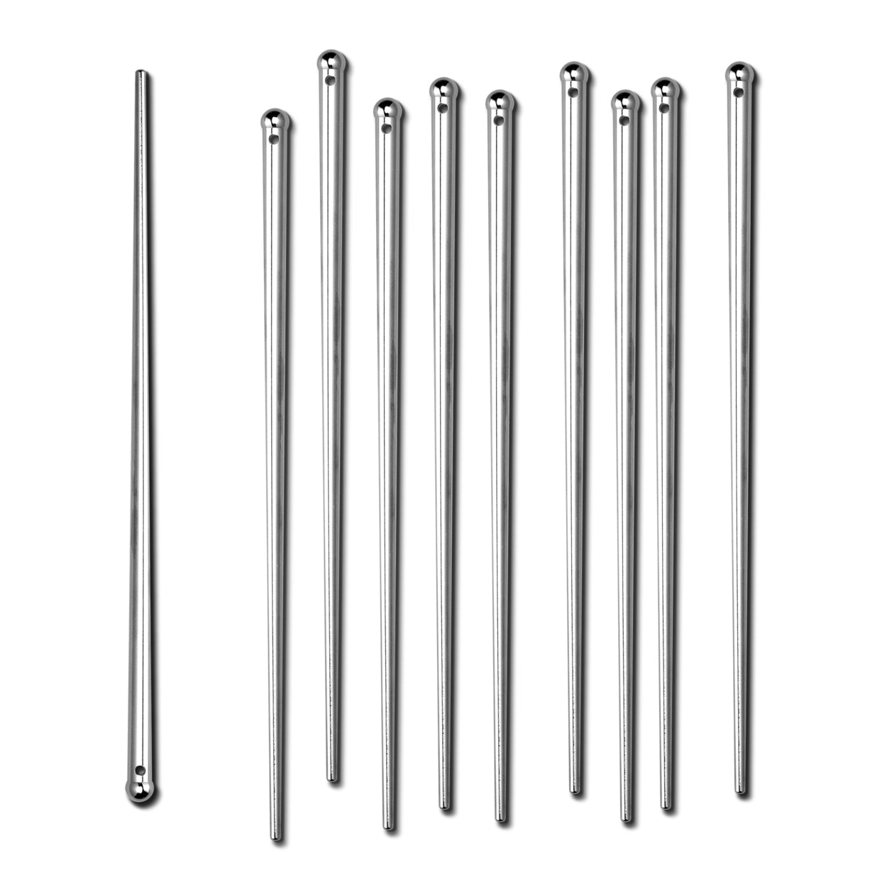 Stainless Steel Chopsticks with Professional Mirror-Finish Polishing (3 pairs)