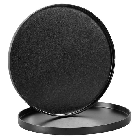 Beverage Coasters (Black Aluminum Anodized, Set of 5)