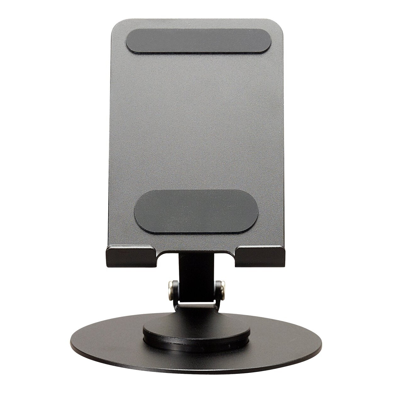 Phone Stand (Black Anodized Aluminum) - Lightweight, Foldable, Portable